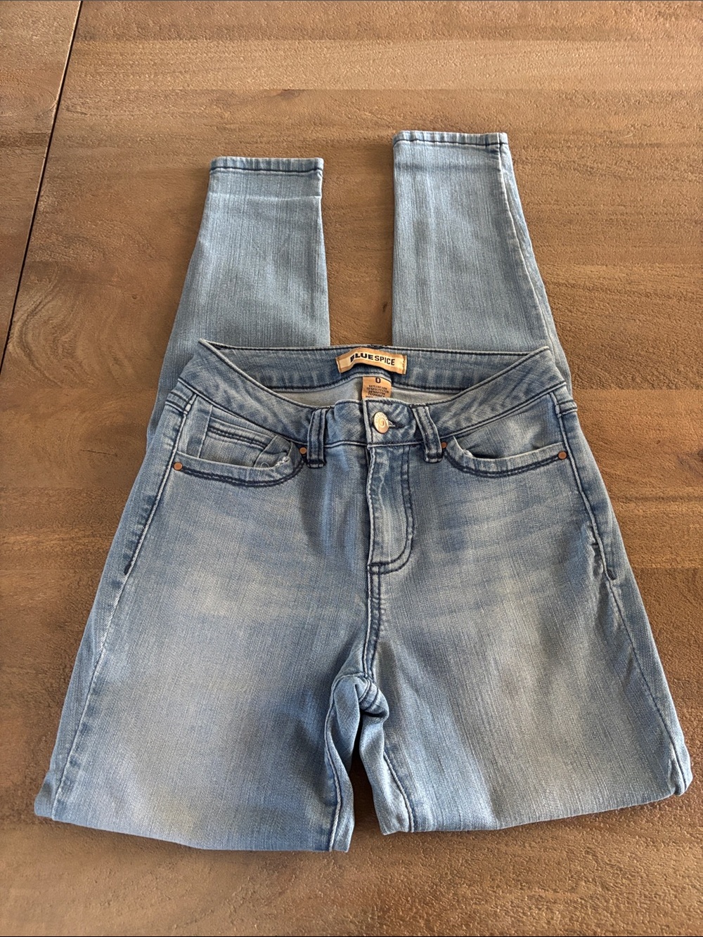 Blue Spice Light-Blue Skinny Jeans for Women